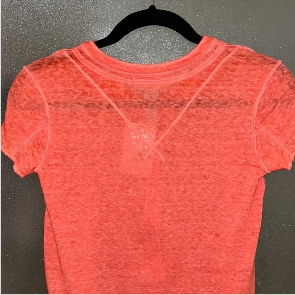 Free people Kia Henley Short sleeve tee